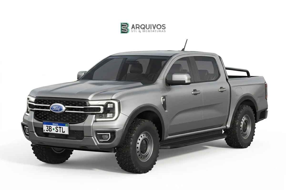 Modelo 3D STL - Ford Ranger XLT 2023